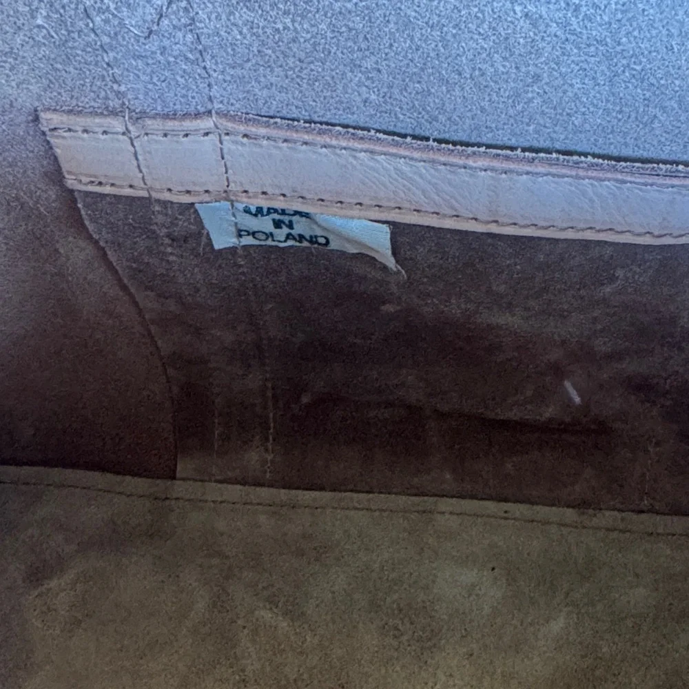 Beson Int. Dead-stock Elegant Tan Men's Duffel Bag tan leather New Vintage NWT - Picture 11 of 16